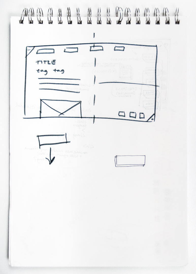 Website wireframes page 9