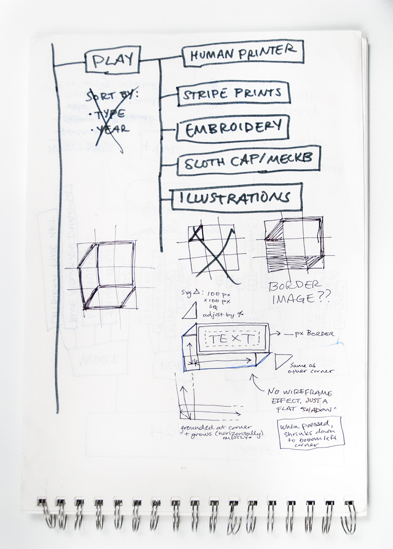 Website wireframes page 12